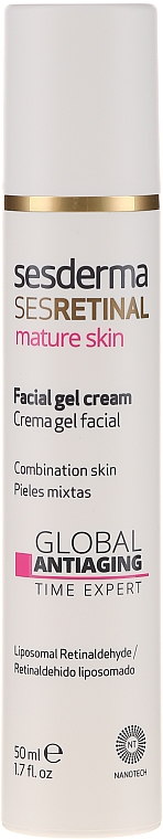 Żelowy krem odmładzający Ekspert czasu - SesDerma Laboratories Sesretinal Mature Skin Gel Cream — Zdjęcie N3