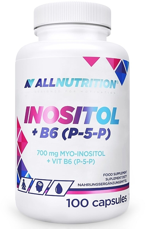 Suplement diety Inozytol, witamina B6 - Allnutrition Inositiol + B6 (P-5-P) — Zdjęcie N1