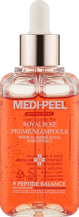 Esencja przeciwstarzeniowa z różą - MEDIPEEL Luxury Royal Rose Ampoule — Zdjęcie N1