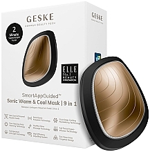 Szczoteczka soniczna do twarzy - Geske Sonic Warm & Cool Mask 9 In 1 Black Gold — Zdjęcie N2