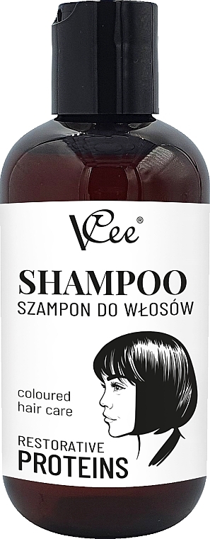Szampon do włosów farbowanych - VCee Restorative Shampoo With Proteins For Coloured Hair — Zdjęcie N1