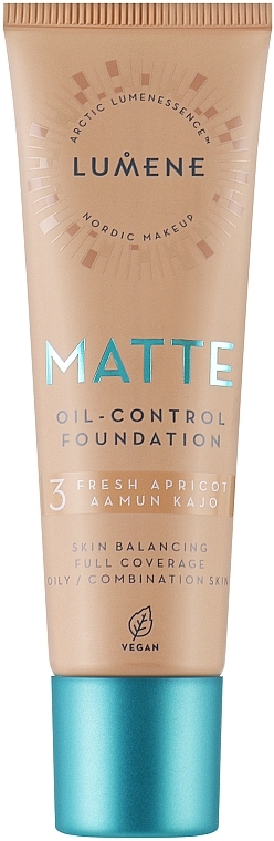 Matujący podkład do twarzy - Lumene Matte Oil-control Foundation