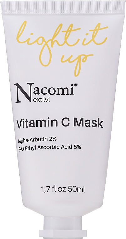 Rozjaśniająca maseczka do twarzy z witaminą C - Nacomi Next Level Vitamin C Mask  — Zdjęcie N1
