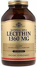 Naturalny suplement diety z lecytyną sojową, 1360 mg - Solgar Soya Lecithin — Zdjęcie N2