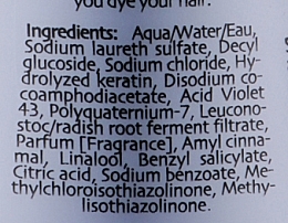 PRZECENA! Szampon neutralizujący żółte tony do włosów blond - Phytorelax Laboratories Keratin No-Yellow Shampoo * — Zdjęcie N3