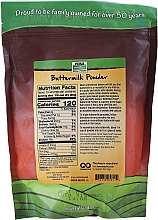 Maślanka w proszku - Now Foods Real Food Buttermilk Powder — Zdjęcie N2