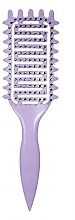 Szczotka do włosów kręconych, fioletowa - Lewer Curls Define Brush — Zdjęcie N1