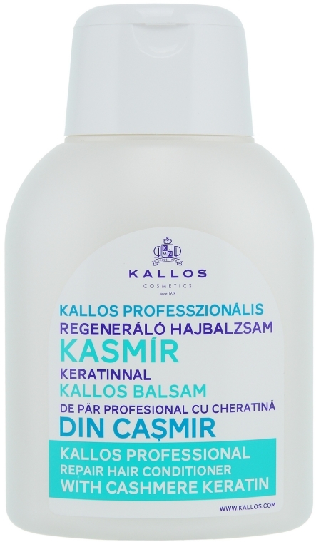 Profesjonalny balsam regenerujący do włosów - Kallos Cosmetics Repair Hair Conditioner With Cashmere Keratin — Zdjęcie N2