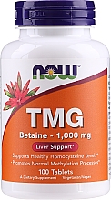 Suplement diety z betainą - Now Foods TMG Betaine 1000 Mg — Zdjęcie N1