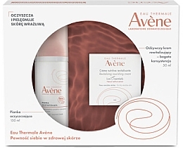 Zestaw - Avene Eau Thermale (f/cr/50ml + f/foam/150ml) — Zdjęcie N1