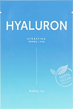 Nawilżająca maseczka w płachcie z kwasem hialuronowym - Barulab The Clean Vegan Hyaluron Hydrating Mask — фото N1