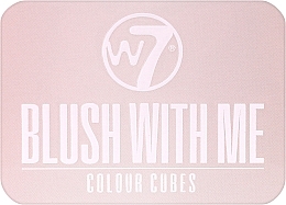 Mozaikowy róż do policzków - W7 Blush With Me Color Cubes — Zdjęcie N2