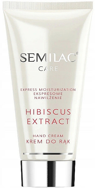 Krem do rąk Ekspresowe nawilżenie - Semilac Hibiscus Extract Hand Cream — фото N1