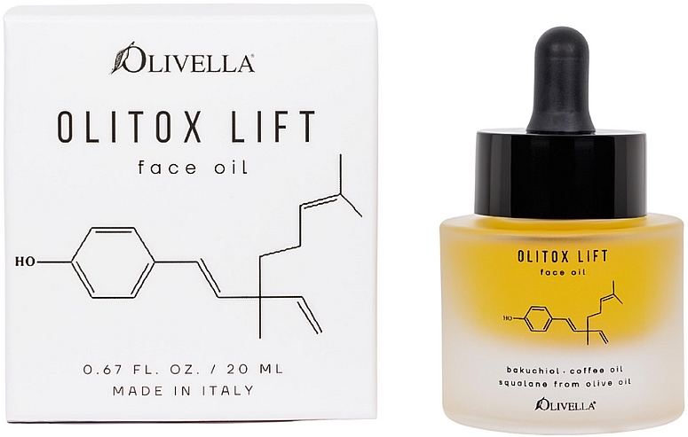 Olejek do twarzy z bakuchiolem - Olivella Olitox Face Oil With Bakuchiol — Zdjęcie N1