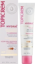 Rozświetlający krem tonujący do twarzy - Topicrem Hydra+ Radiance Progressive Tan — Zdjęcie N2