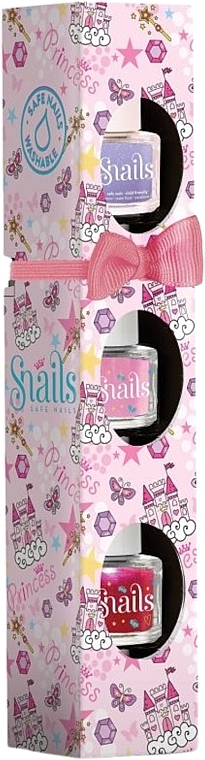 Zestaw lakierów do paznokci - Snails Mini 3 Pack Princess Dream (nail/polish/3x5ml)  — Zdjęcie N1