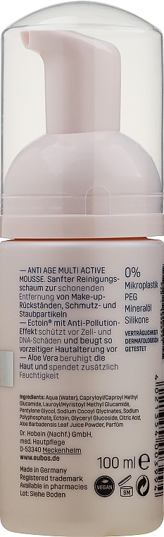 Pianka do mycia twarzy - Eubos Med Anti Age Multi Active Mousse — Zdjęcie N2