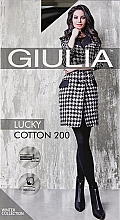 Kup Rajstopy damskie Lucky Cotton 200 Den, nero - Giulia