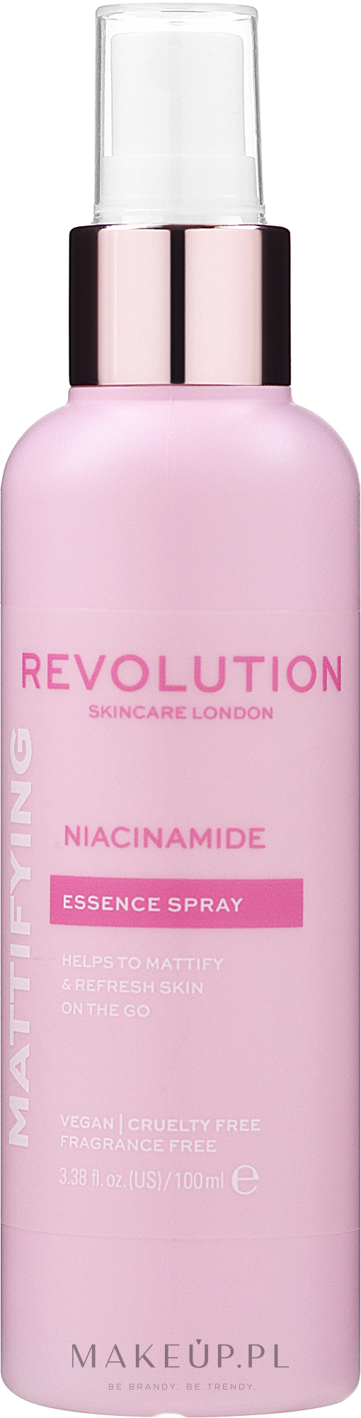 Spray do twarzy - Revolution Skincare Niacinamide Mattifying Essence Spray — Zdjęcie 100 ml