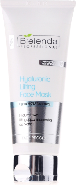 Hialuronowa liftingująca maseczka do twarzy - Bielenda Professional Hydra-Hyal Injection Hyaluronic Lifting Face Mask — Zdjęcie N3
