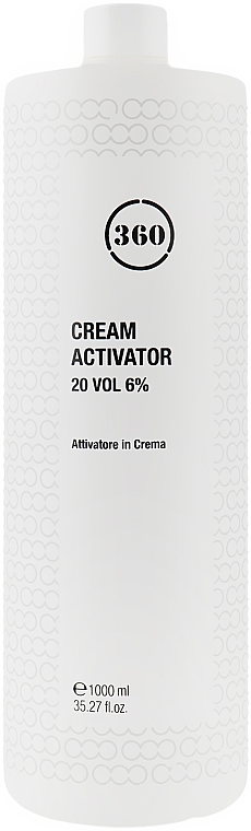 Krem-aktywator 20 VOL - 360 Cream Activator 20 Vol 6% — Zdjęcie N5