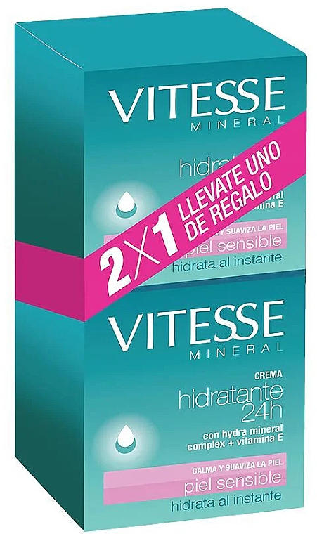 Nawilżający krem do twarzy - Vitesse Hydrating Facial Cream Mineral 24 Hours — Zdjęcie N1