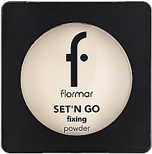 Ultrwalający puder do twarzy - Flormar Set'N Go Fixing Powder — Zdjęcie N1