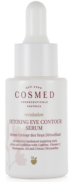 Serum detoksykujące do okolic oczu - Cosmed Revolution Detoxing Eye Contour Serum — Zdjęcie N1