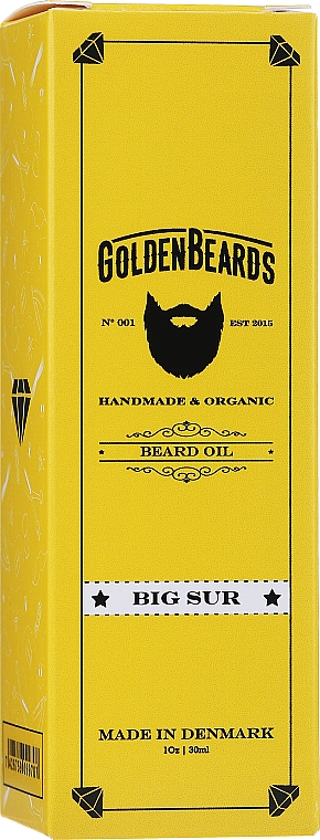 Olejek do brody Big sur - Golden Beards Beard Oil — Zdjęcie N2