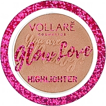 Rozświetlacz do twarzy - Vollare Glow Love Highlighter — Zdjęcie N2