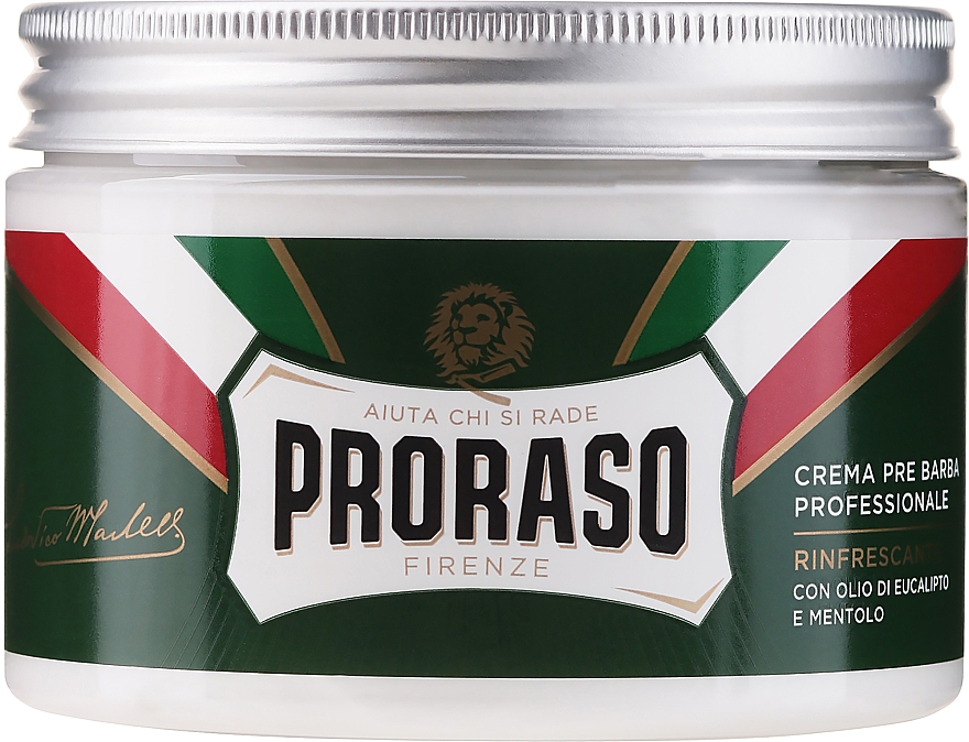 Krem przed goleniem z mentolem i eukaliptusem - Proraso Green Pre Shaving Cream — Zdjęcie N1