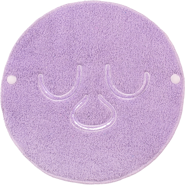Ręcznik kompresyjny do zabiegów kosmetycznych, liliowy Towel Mask - MAKEUP Facial Spa Cold & Hot Compress Lilac