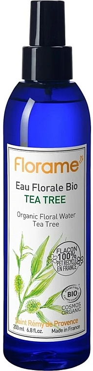 Woda kwiatowa do twarzy z drzewem herbacianym - Florame Organic Tea Tree Water  — Zdjęcie N1