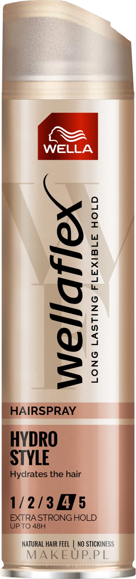 Ekstramocny lakier do włosów z kompleksem nawilżającym - Wella Wellaflex Hydro Style Hair Spray — Zdjęcie 250 ml