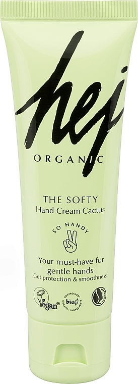 PRZECENA! Nawilżający krem do rąk - Hej Organic The Softy Hand Cream Cactus * — Zdjęcie N1