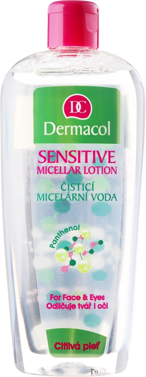 Delikatna woda micelarna do cery wrażliwej - Dermacol Sensitive Micellar Lotion — Zdjęcie N1