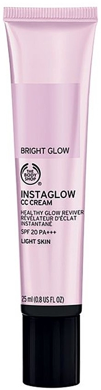 Krem CC do twarzy - The Body Shop Bright Glow Instaglow CC Cream SPF 20 — Zdjęcie N1