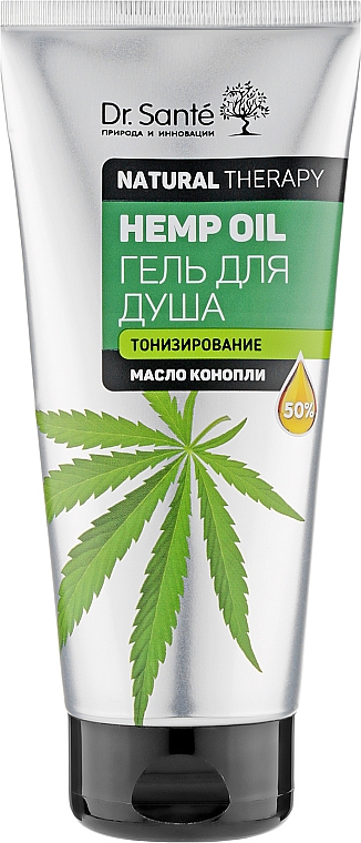 Żel pod prysznic Olej konopny - Dr Sante Natural Therapy Hemp Oil — Zdjęcie N1