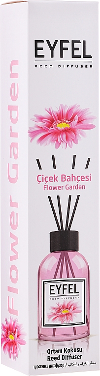 Dyfuzor zapachowy - Eyfel Perfume Reed Diffuser Flower Garden — Zdjęcie N1
