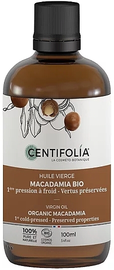 Organiczny olej makadamia z pierwszego tłoczenia - Centifolia Organic Virgin Oil  — Zdjęcie N1