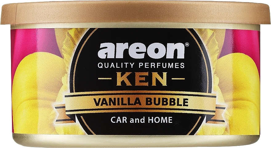 Odświeżacz powietrza Vanilla Bubble - Areon Ken Vanilla Bubble — Zdjęcie N1