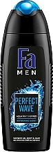 Żel do ciała i włosów dla mężczyzn - Fa Men Perfect Wave Shower Gel — фото N2