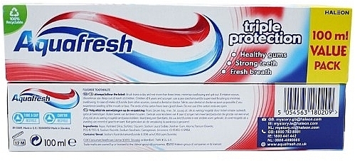 Pasta do zębów - Aquafresh Toothpaste Triple Protection — Zdjęcie N2