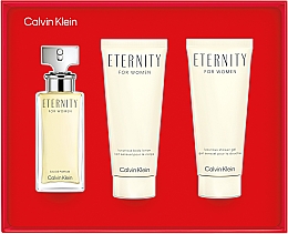 Calvin Klein Eternity For Women - Zestaw (edp 50 ml + b/lot 100 ml + sh/gel 100 ml) — Zdjęcie N2