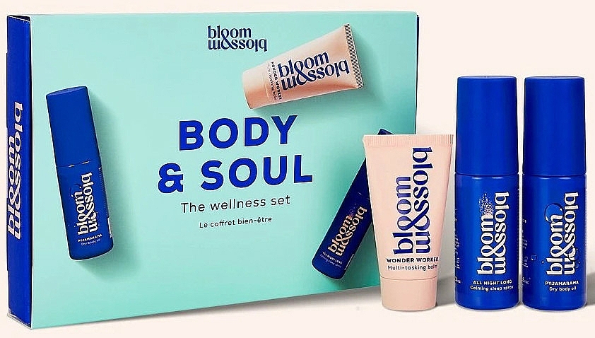 Zestaw - Bloom & Blossom Body & Soul The Wellness Set (spray/40ml + b/balm/25ml + b/oil/40ml) — Zdjęcie N1