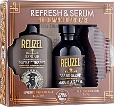 Kup Zestaw - Reuzel Refresh & Serum Duo (serum/50ml + sh/100ml + acc/1pcs)