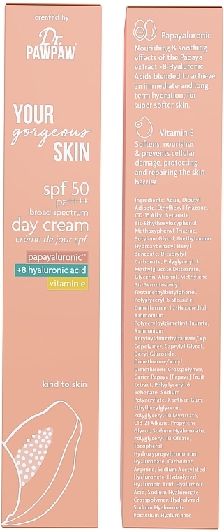 Krem do twarzy SPF 50 - Dr. PAWPAW Your Gorgeous Skin SPF 50 PA++++ Day Cream — Zdjęcie N3