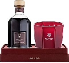 Zestaw - Dr. Vranjes Rosso Nobile Candle Gift Box (diffuser/500ml + candle/500g) — Zdjęcie N1