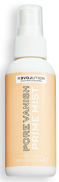 Spray do utrwalania makijażu - Relove By Revolution Make-Up Fixing Spray Pore Vanish Prime Mist — Zdjęcie N1