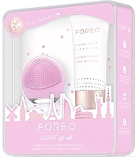 Kup Zestaw - Foreo Luna Go Set Pearl Pink (f/foam/20ml + massager/1pc)